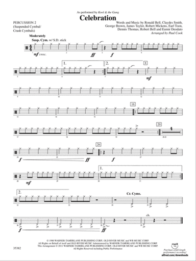 Celebration: 2nd Percussion