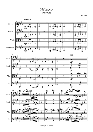 G. Verdi - Nabucco (Ouverture)