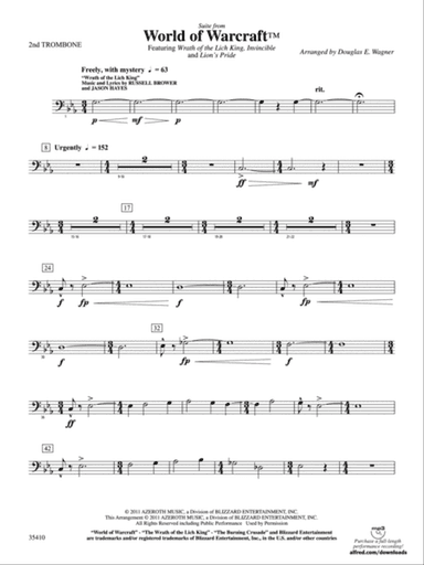 World of Warcraft, Suite from: 2nd Trombone