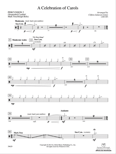 A Celebration of Carols: 2nd Percussion