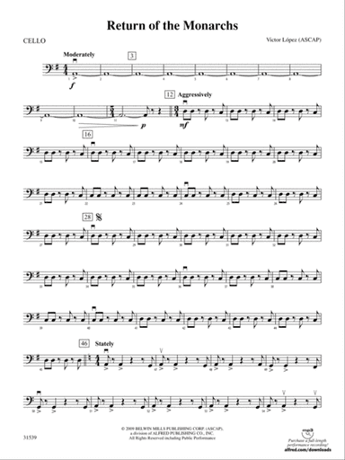 Return of the Monarchs: Cello