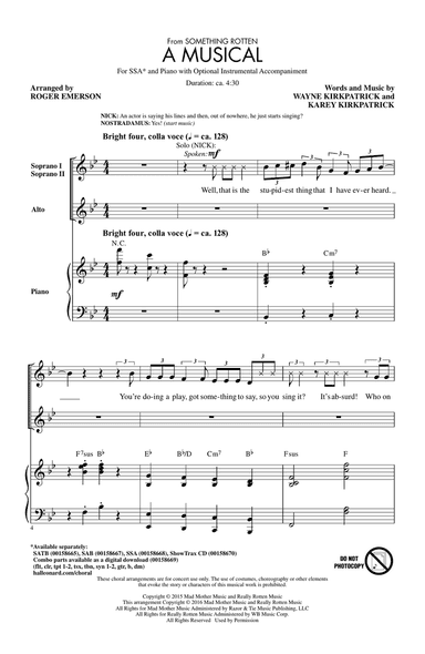 A Musical (from Something Rotten)