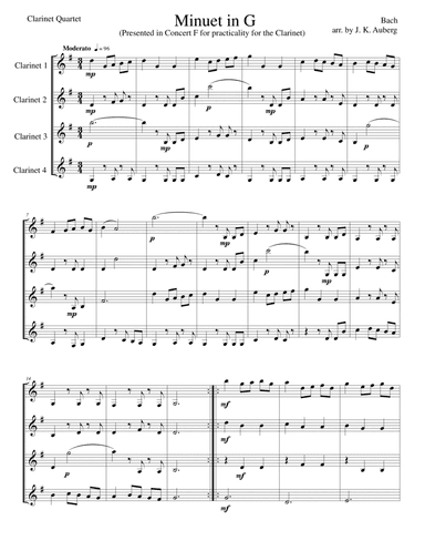 Minuet in G