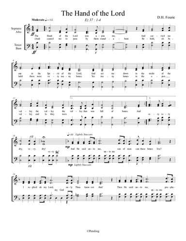 The Hand of the Lord (Ezekiel 37:1-4)