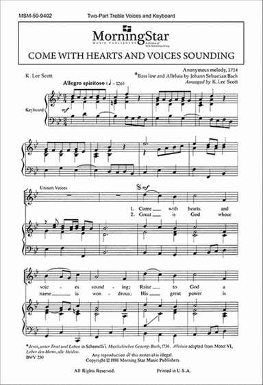 Come with Hearts and Voices Sounding