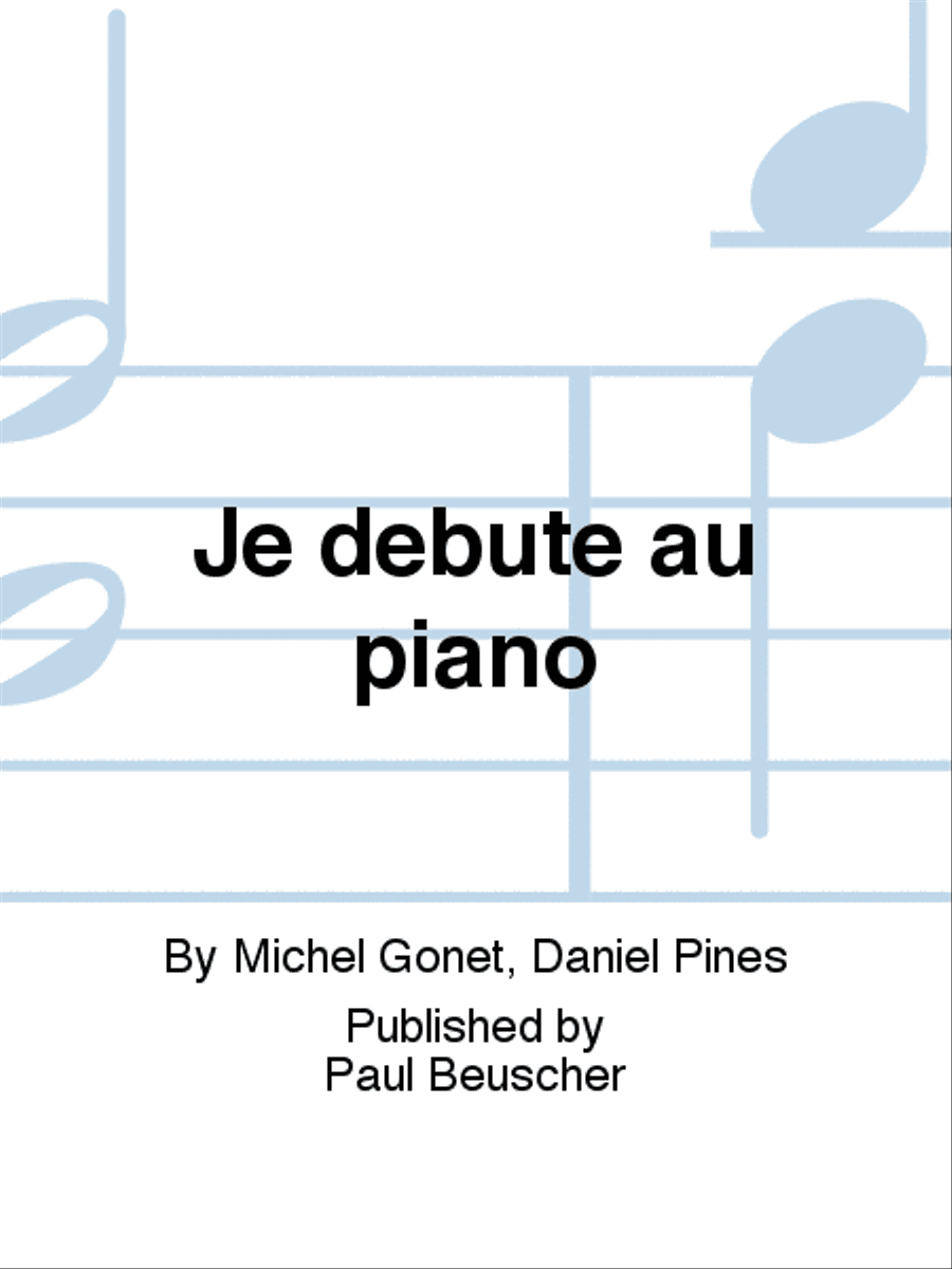 Je débute au piano