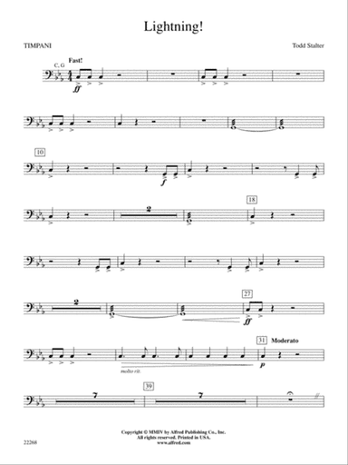Lightning!: Timpani