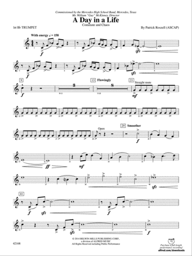 A Day in a Life: 1st B-flat Trumpet