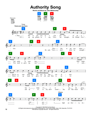 Authority Song