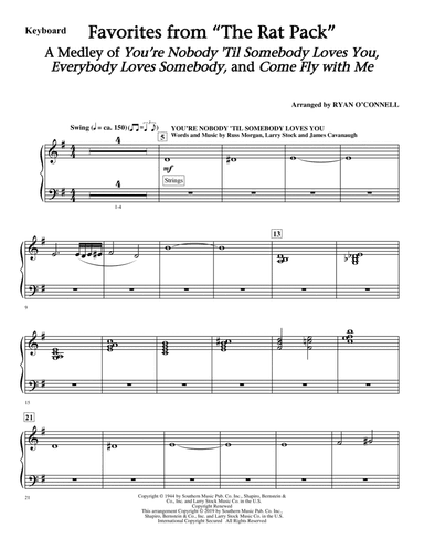 Favorites from "The Rat Pack" (arr. Ryan O'Connell) - Synthesizer