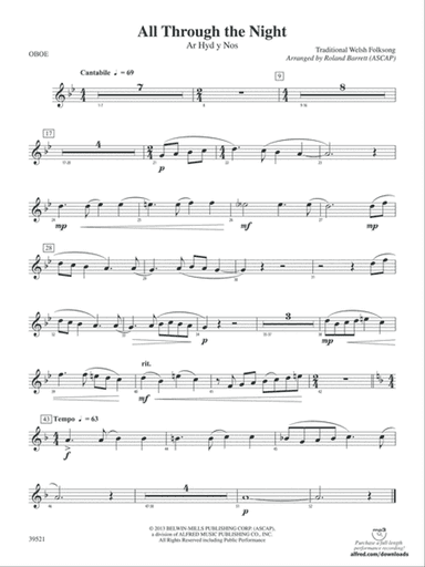 All Through the Night: Oboe