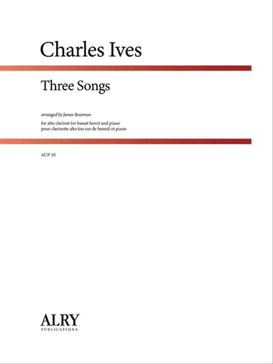 Three Songs for Alto Clarinet and Piano