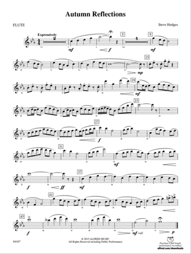 Autumn Reflections: Flute