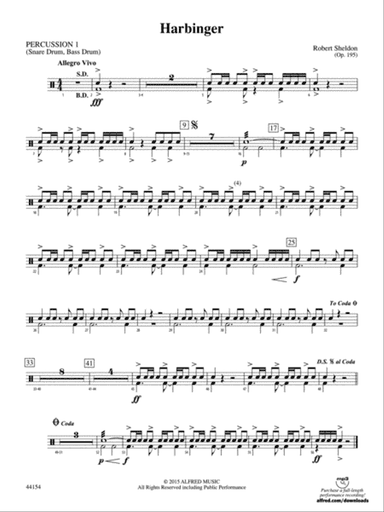 Harbinger: 1st Percussion