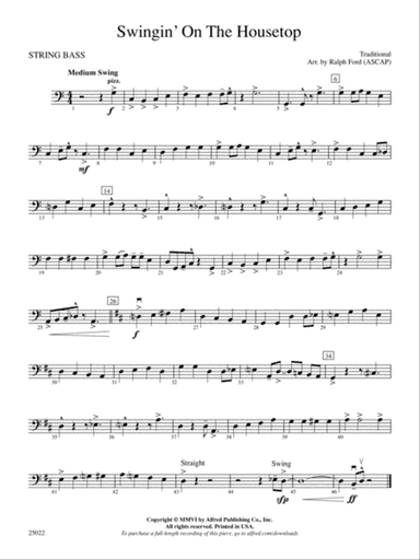 Swingin' on the Housetop: String Bass