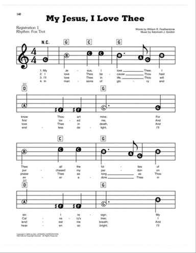 My Jesus, I Love Thee