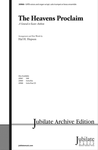 The Heavens Proclaim