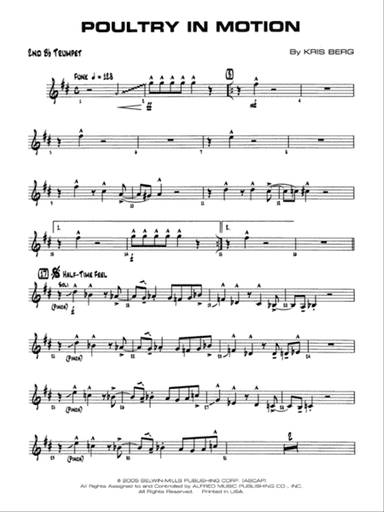 Poultry in Motion: 2nd B-flat Trumpet