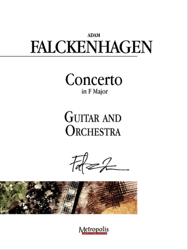 Concerto in F Major for Guitar and Orchestra (Full Score and Parts)
