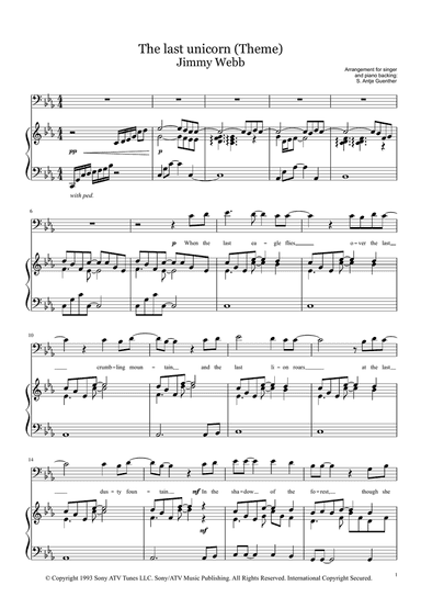 The Last Unicorn (Main Theme)