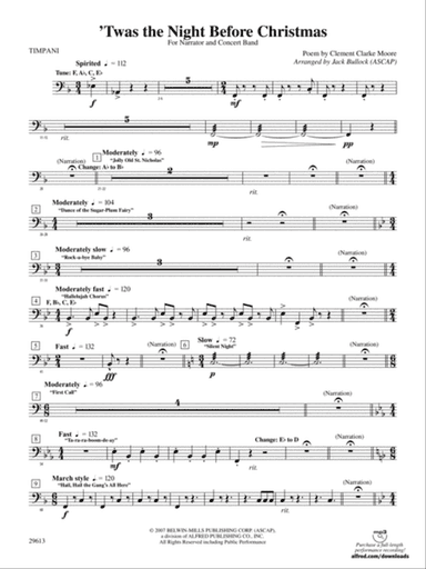 T'was the Night Before Christmas: Timpani
