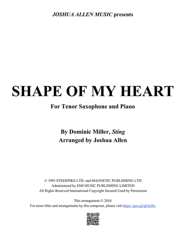 Shape Of My Heart