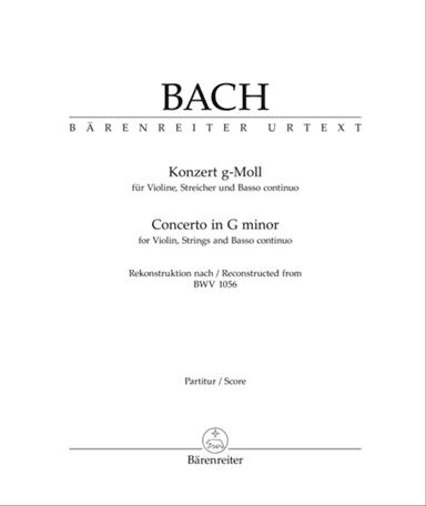 Concerto for Violin, Strings and Basso Continuo in G minor