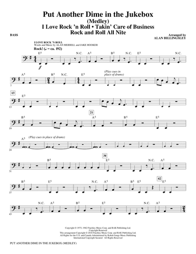Put Another Dime In The Jukebox (Medley) - Bass