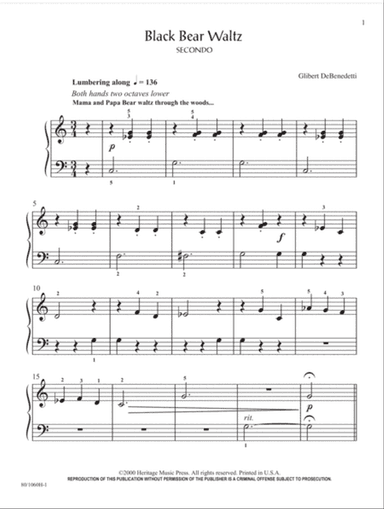 Bear With Me Duet Suite