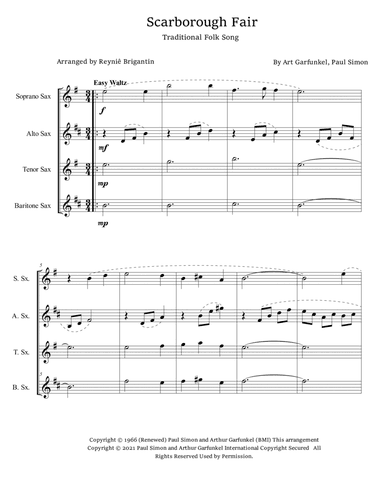 Scarborough Fair/canticle