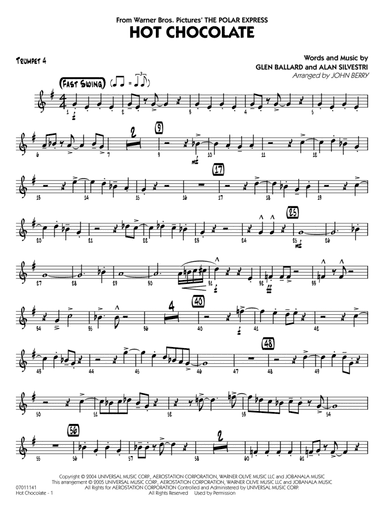Hot Chocolate (from The Polar Express) (arr. John Berry) - Trumpet 4