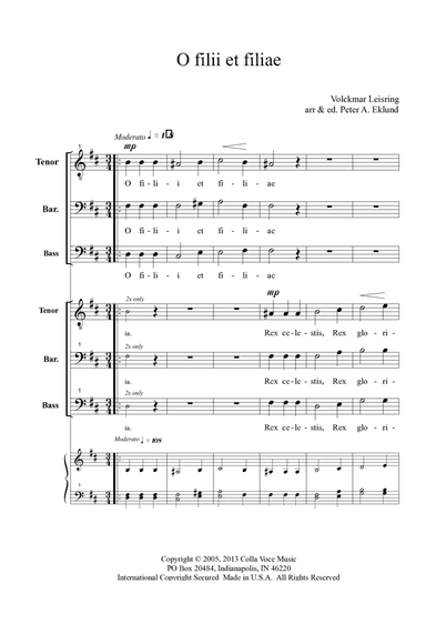 O Filii Et Filiae
