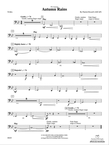 Autumn Rains: Tuba