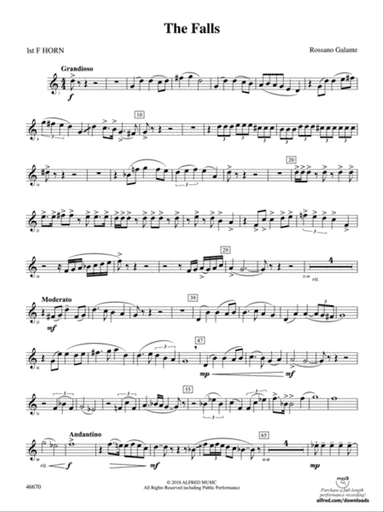 The Falls: 1st F Horn