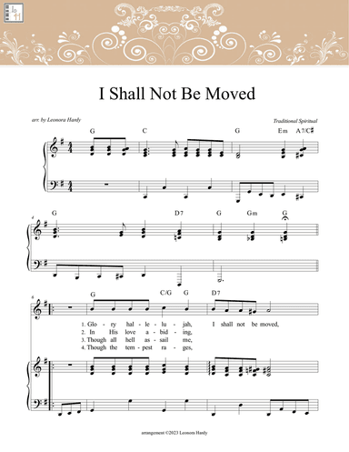 I Shall Not Be Moved