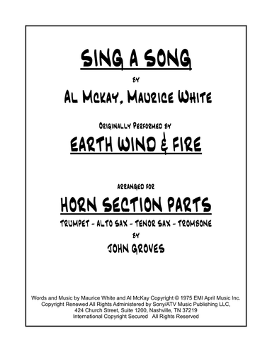 Sing A Song