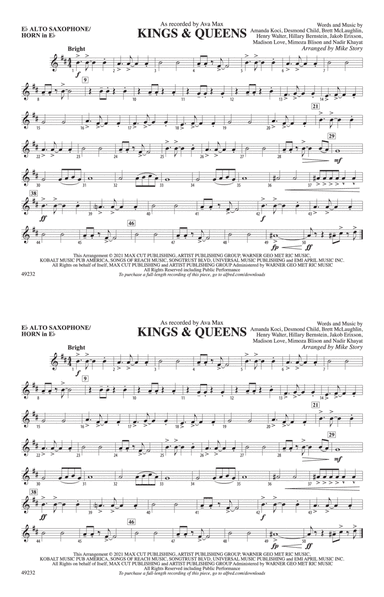 Kings & Queens: E-flat Alto Saxophone
