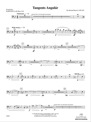 Tangents Angulár: (wp) B-flat Baritone B.C.