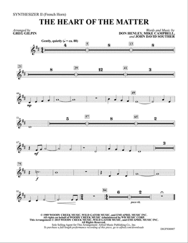 The Heart of the Matter: Synthesizer 2