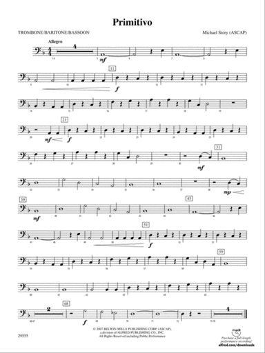 Primitivo: 1st Trombone