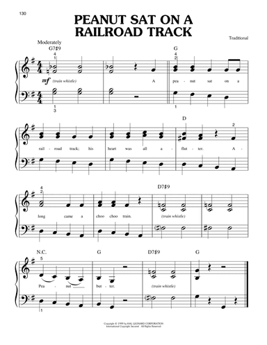 Peanut Sat On A Railroad Track