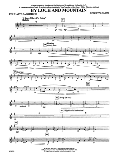 By Loch and Mountain: 2nd E-flat Alto Saxophone