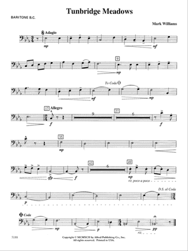 Tunbridge Meadows: Baritone B.C.