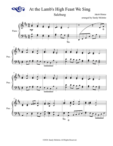 At the Lamb's High Feast We Sing (Salzburg)
