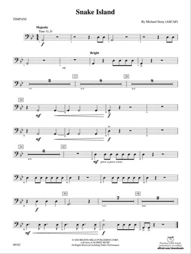 Snake Island: Timpani