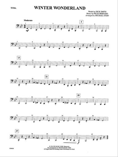 Winter Wonderland: Tuba