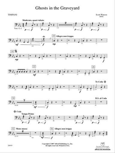 Ghosts in the Graveyard: Timpani