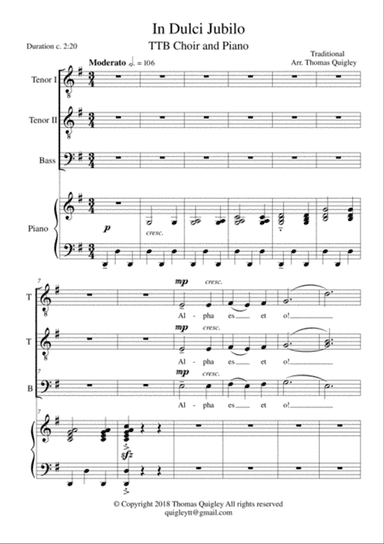 In Dulci Jubilo