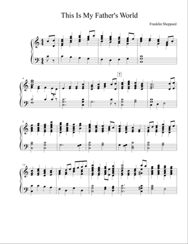 This Is My Father's World for Handbells