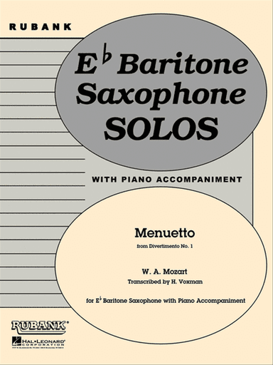 Menuetto (from Divertimento No. 1)